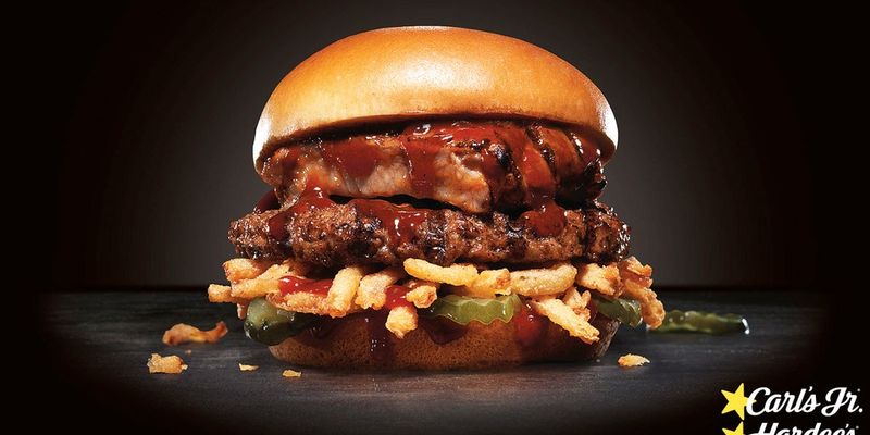 Carl’s Jr. Baby Back Rib Burger