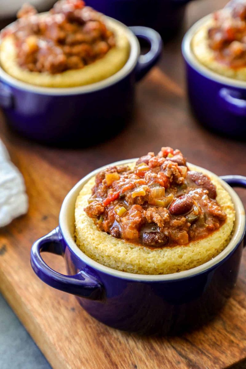Sweet Honey Cornbread Dinner Bowls