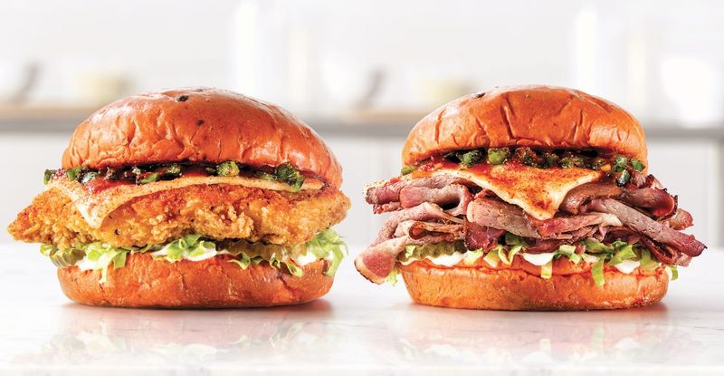 Arby's Diablo Dare Sandwich