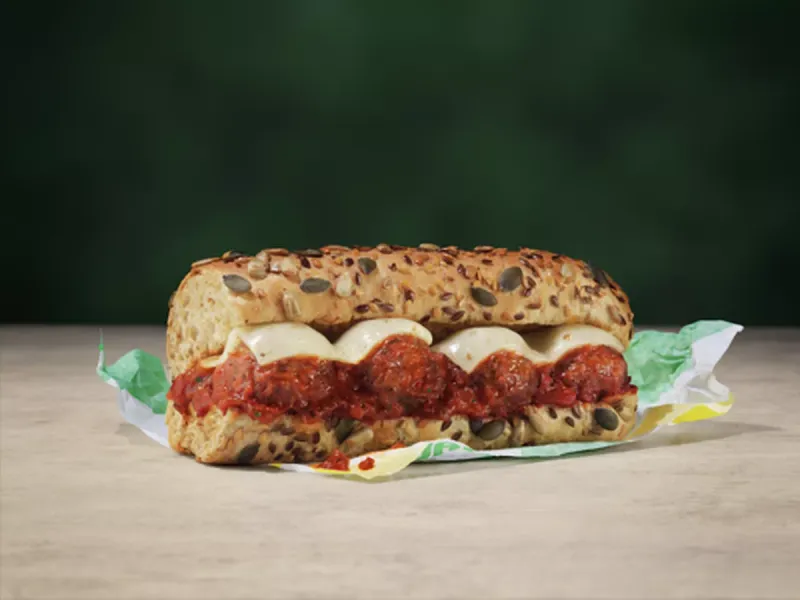 Subway Meatless Meatball Marinara