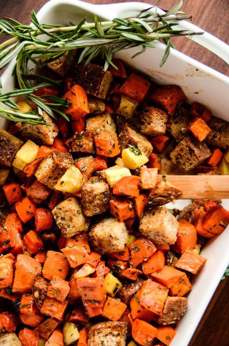 Roasted Root Vegetable Panzanella