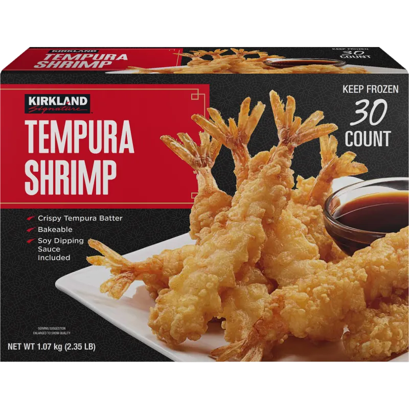 Kirkland Signature Tempura Shrimp With Dipping Sauce