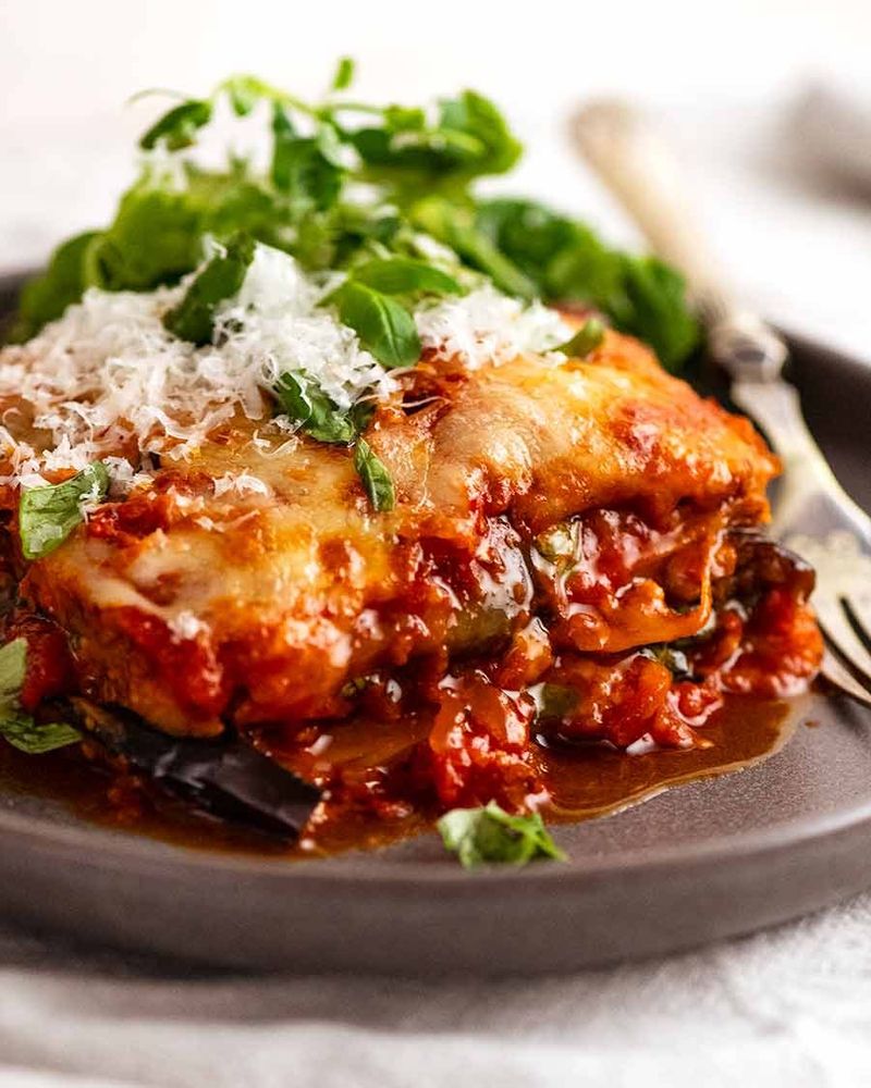 Slow-Cooked Eggplant Parmigiana: Italy's Layered Vegetable Marvel