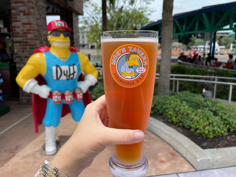 Duff Beer At Moe's Tavern
