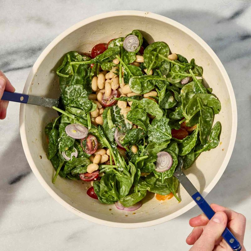 White Bean Salad with Feta & Lemon-Garlic Vinaigrette