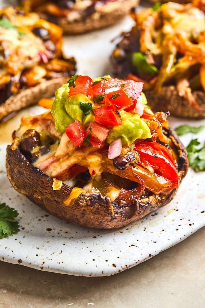 Fajita-Stuffed Mushrooms