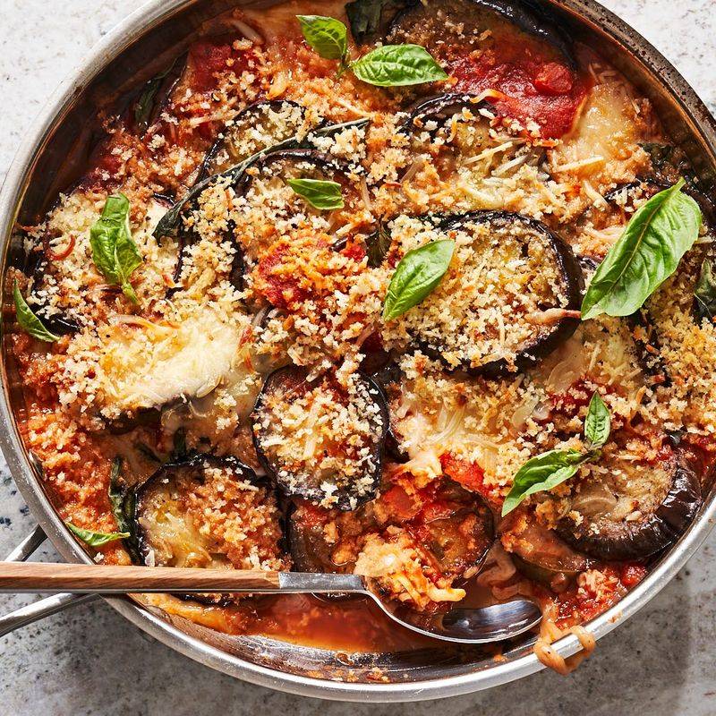 Eggplant Parmesan Skillet