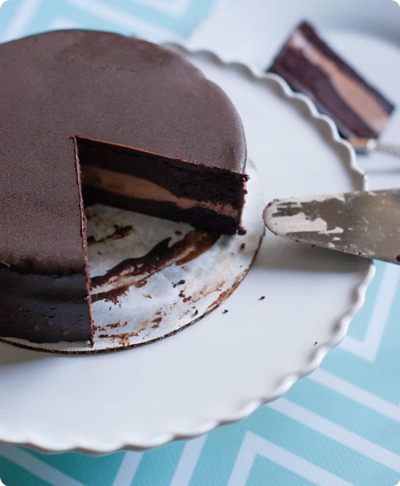 Dark Chocolate Ganache Mini Sheet Cake
