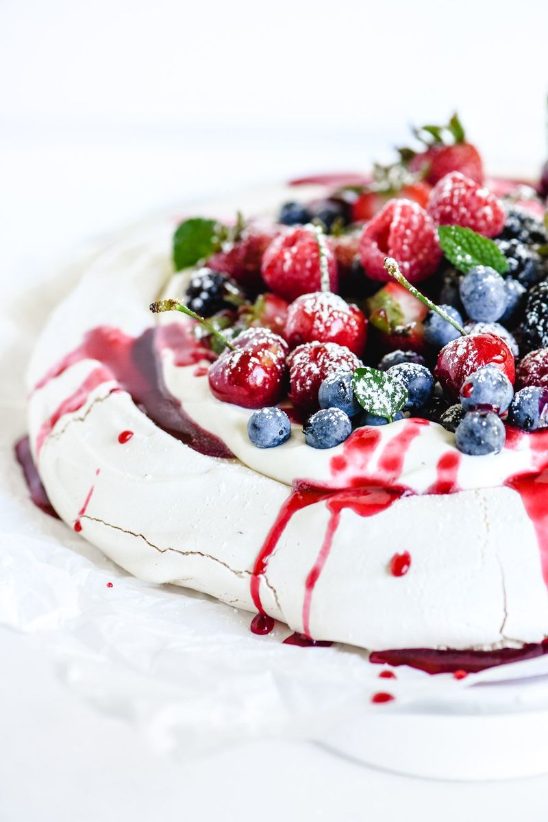 Pavlova with Berries