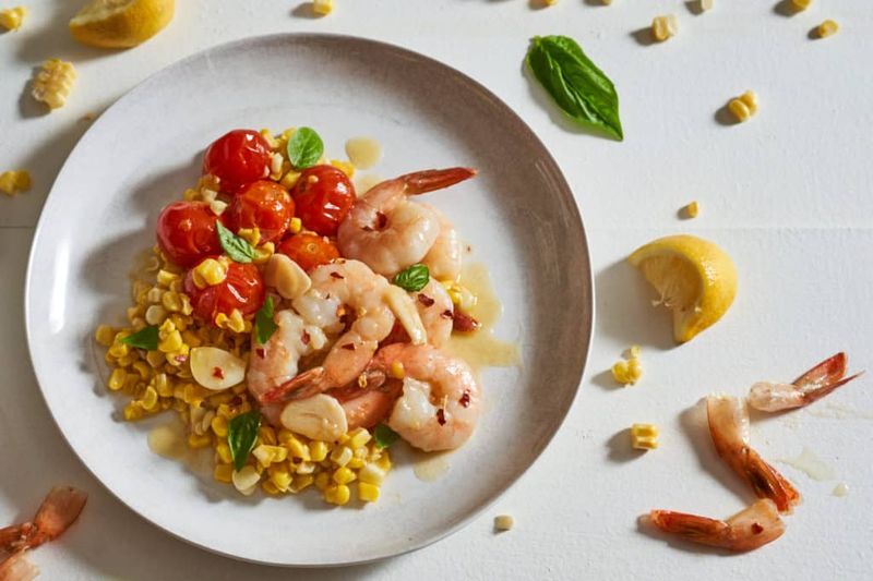 Shrimp Scampi with Basil