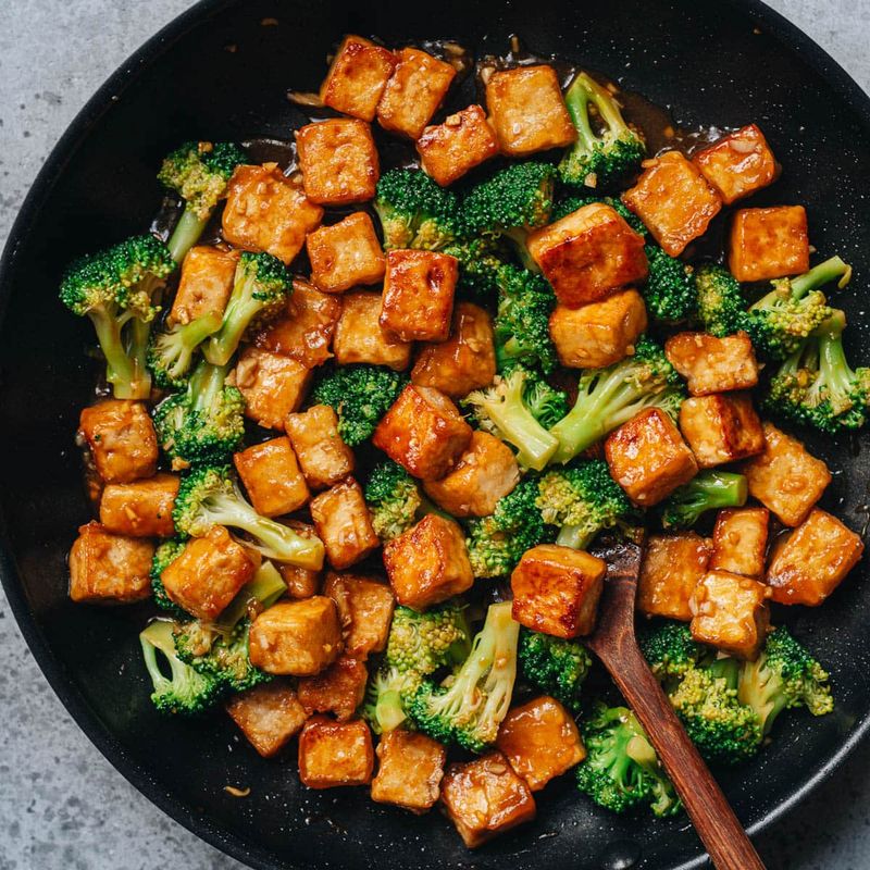 Tofu Stir-Fry with Broccoli