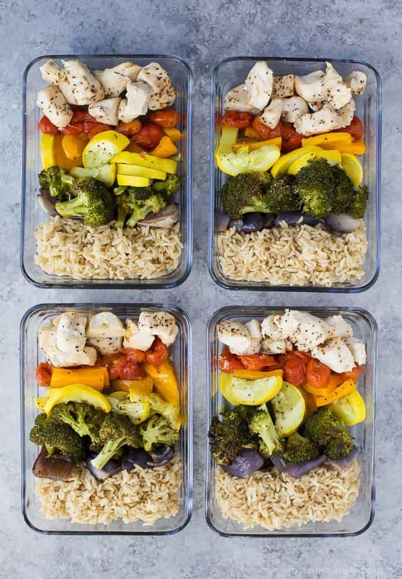 Grilled Chicken and Veggie Bowl