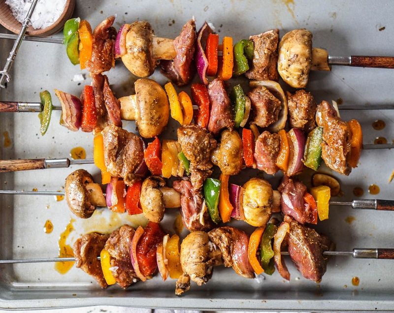 Grilled Lamb Kabobs