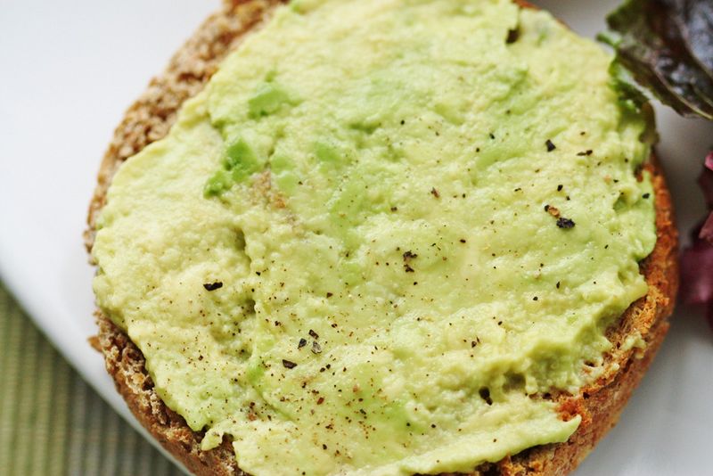 Weird Vegetable Paste On Sprouted Grain