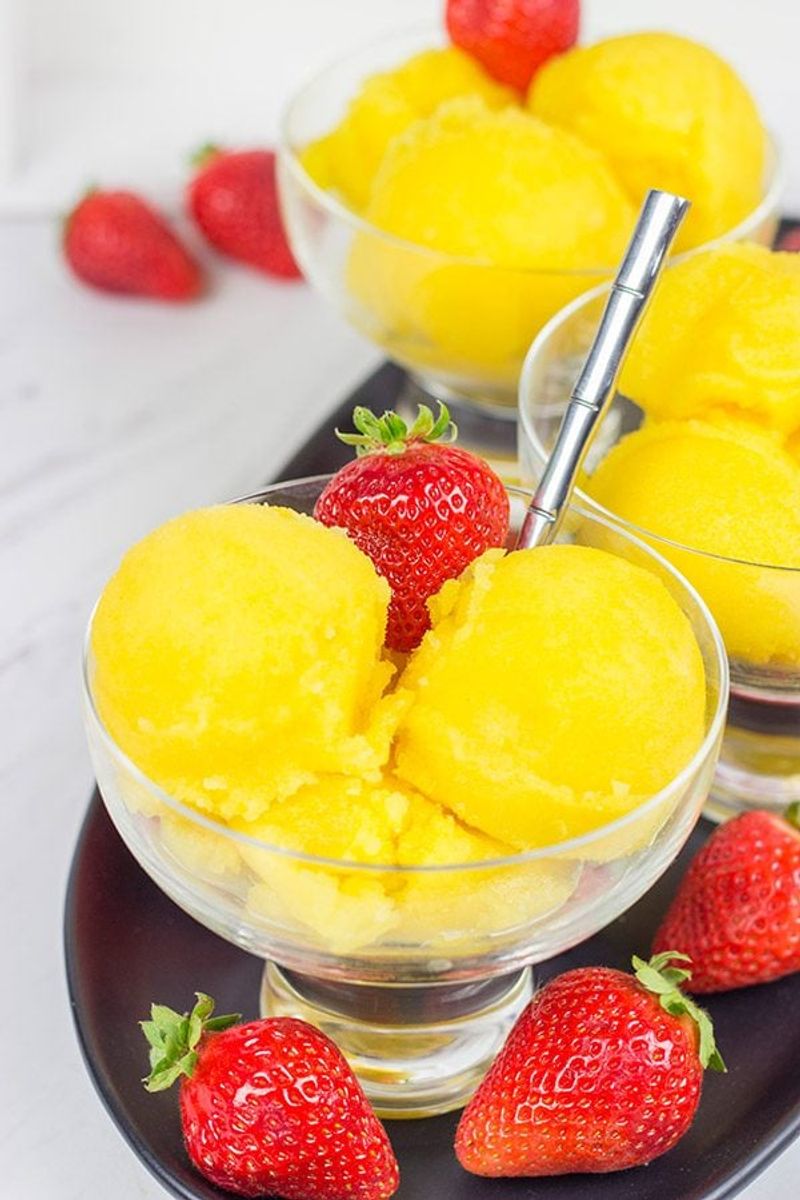 Homemade Fruit Sorbet