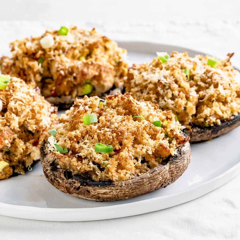 Lobster Stuffed Mushrooms