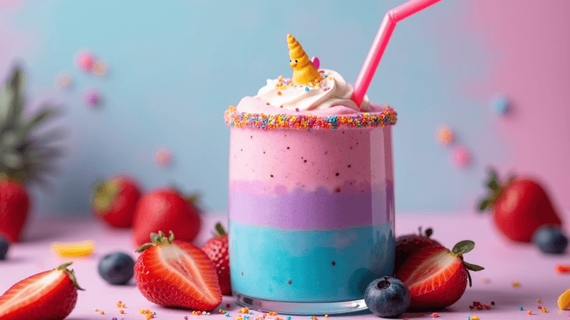 Magical Unicorn Smoothies