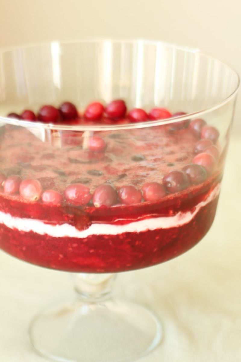 Cranberry-Raspberry Jello Salad
