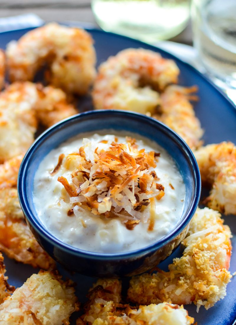 Coconut Shrimp with Pineapple Dip