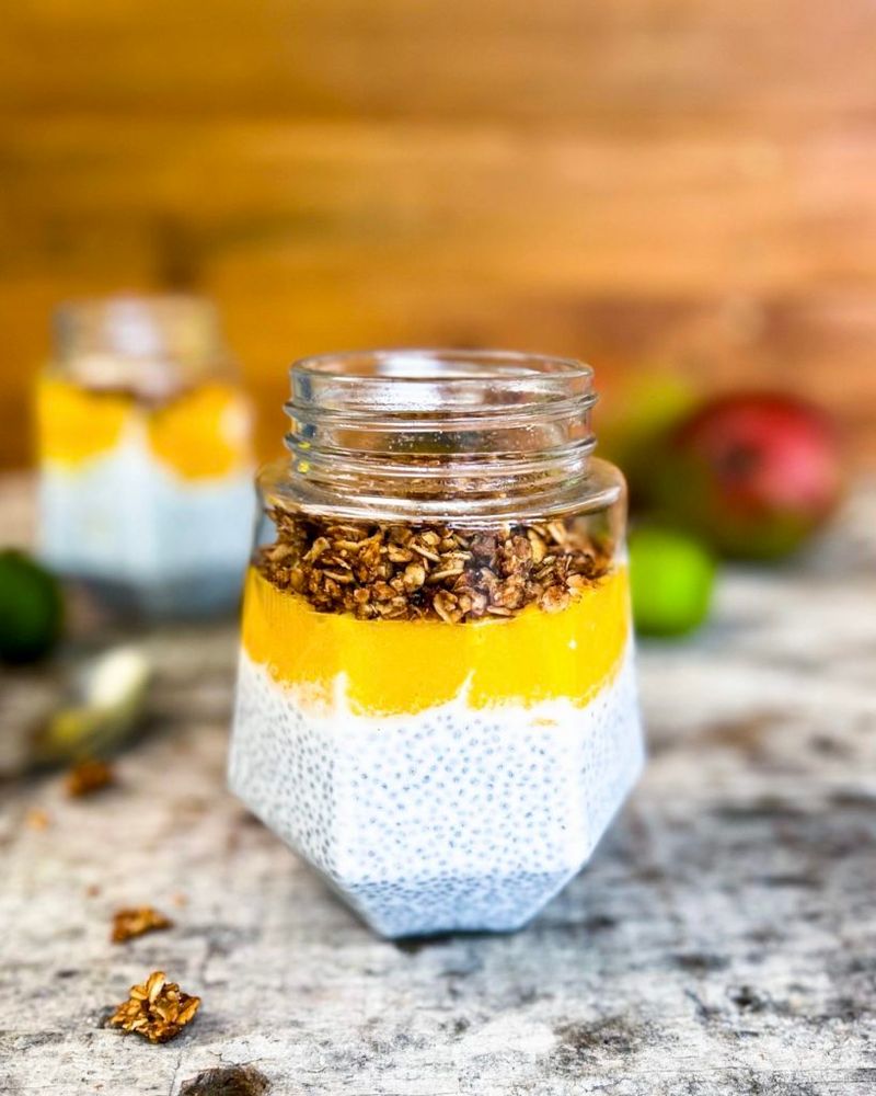 Mango Coconut Chia Pudding