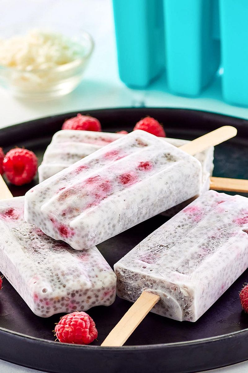Chia Seed Pudding Popsicles