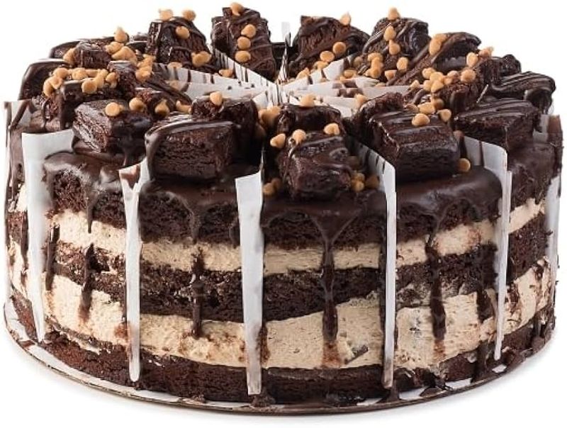 David’s Cookies Mile High Peanut Butter Cake