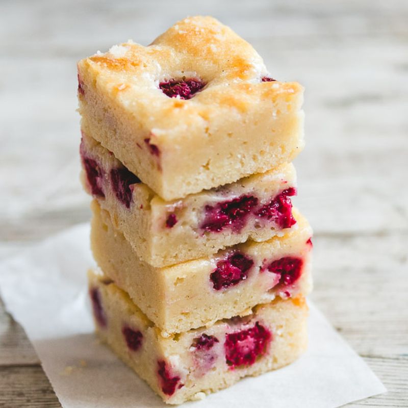 Raspberry White Chocolate Brownies