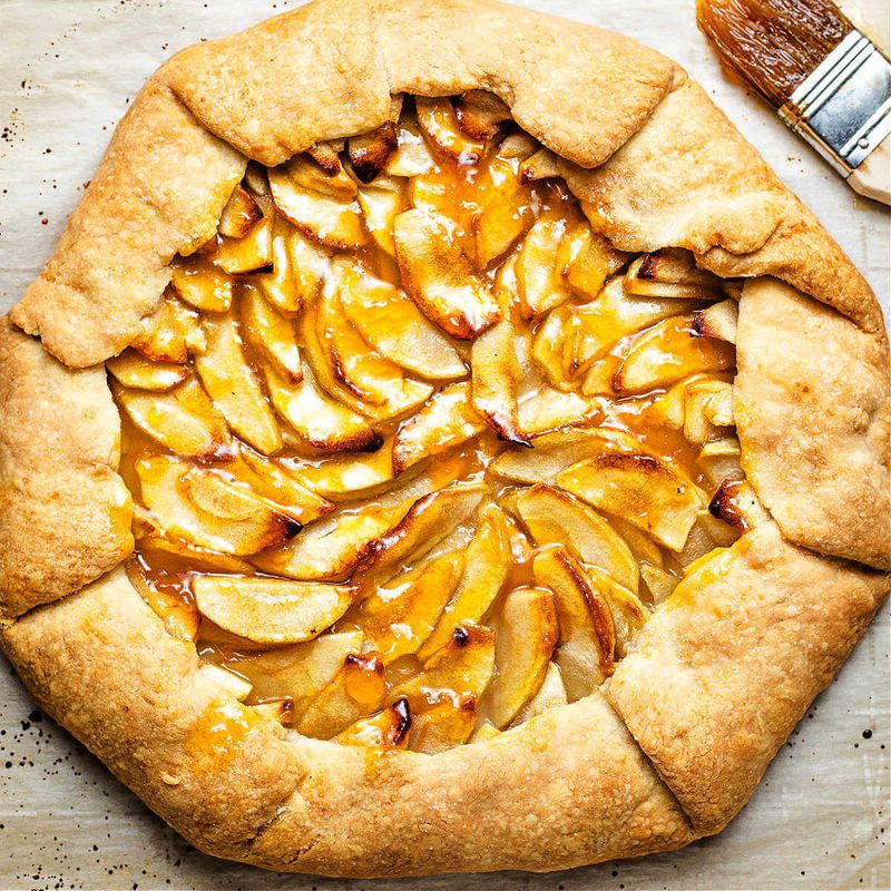 Rustic Free-Form Apple Tarts