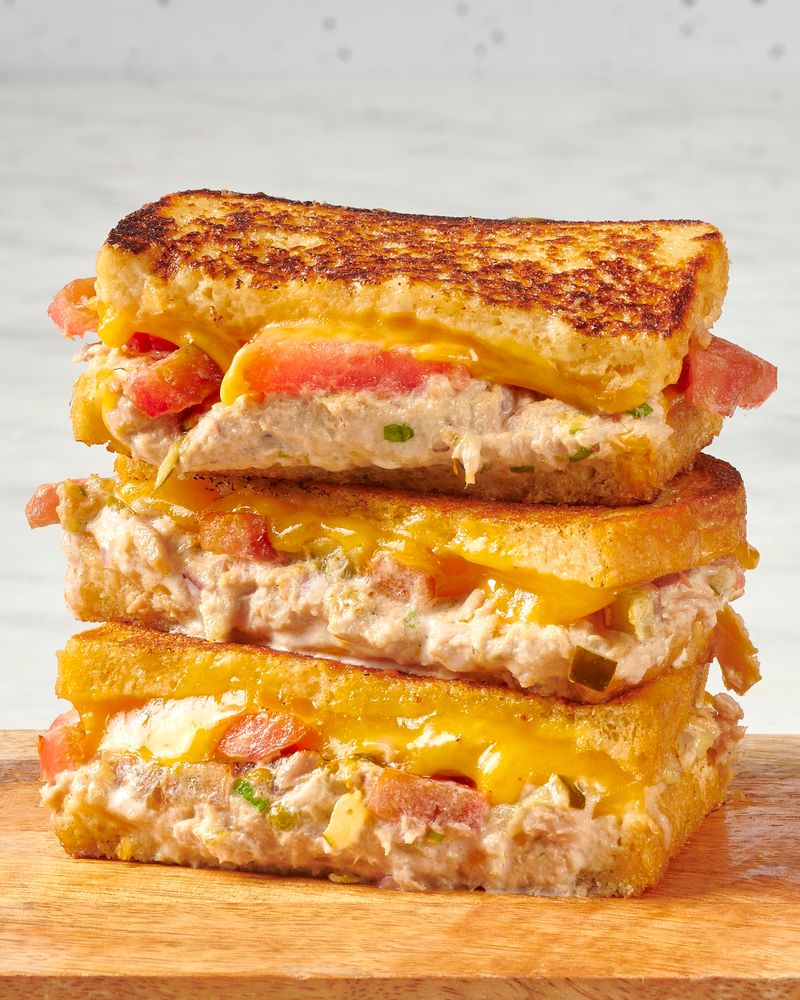 Tuna Melt with Extra Cheese