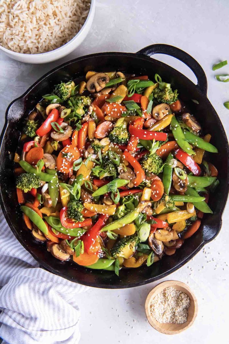 Bean and Veggie Stir Fry