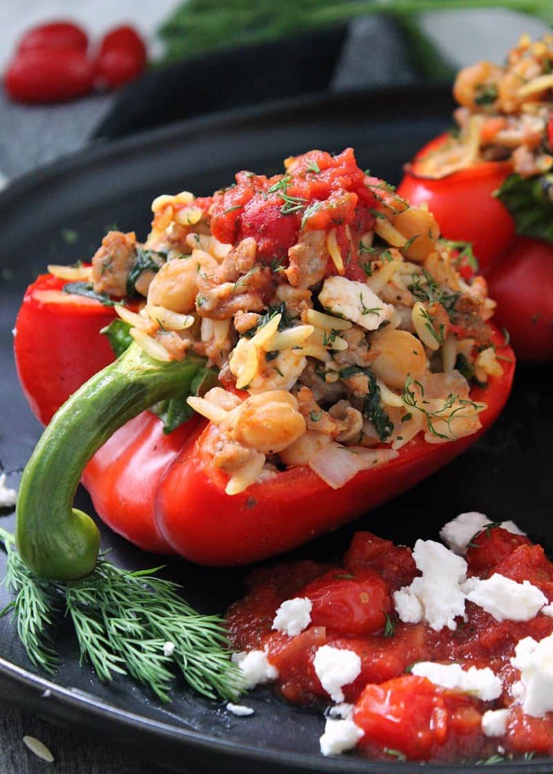Greek Stuffed Peppers
