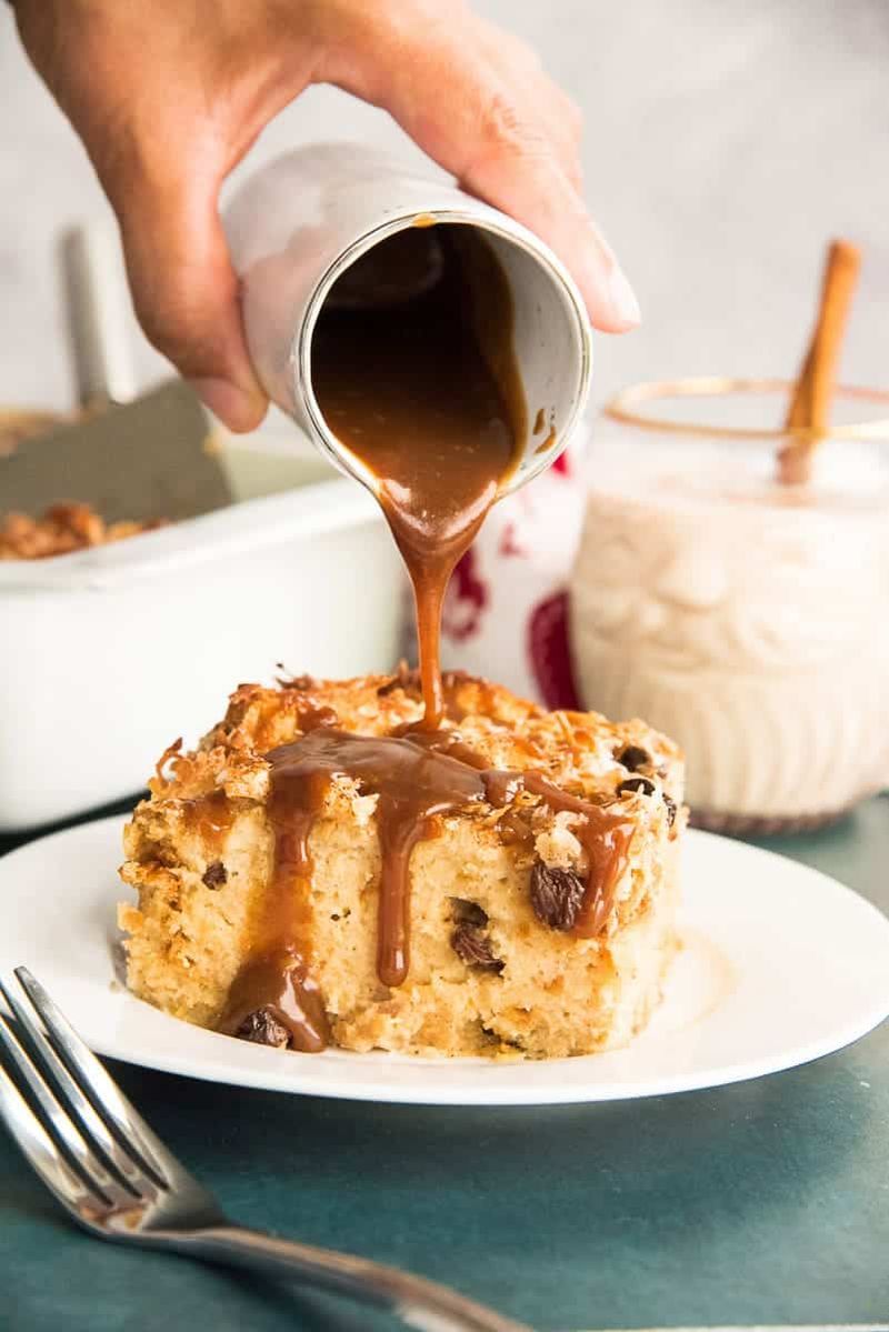 Coquito Bread Pudding