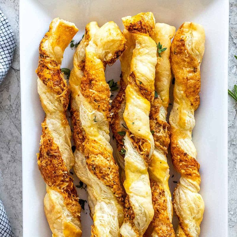 Puff Pastry Cheese Straws