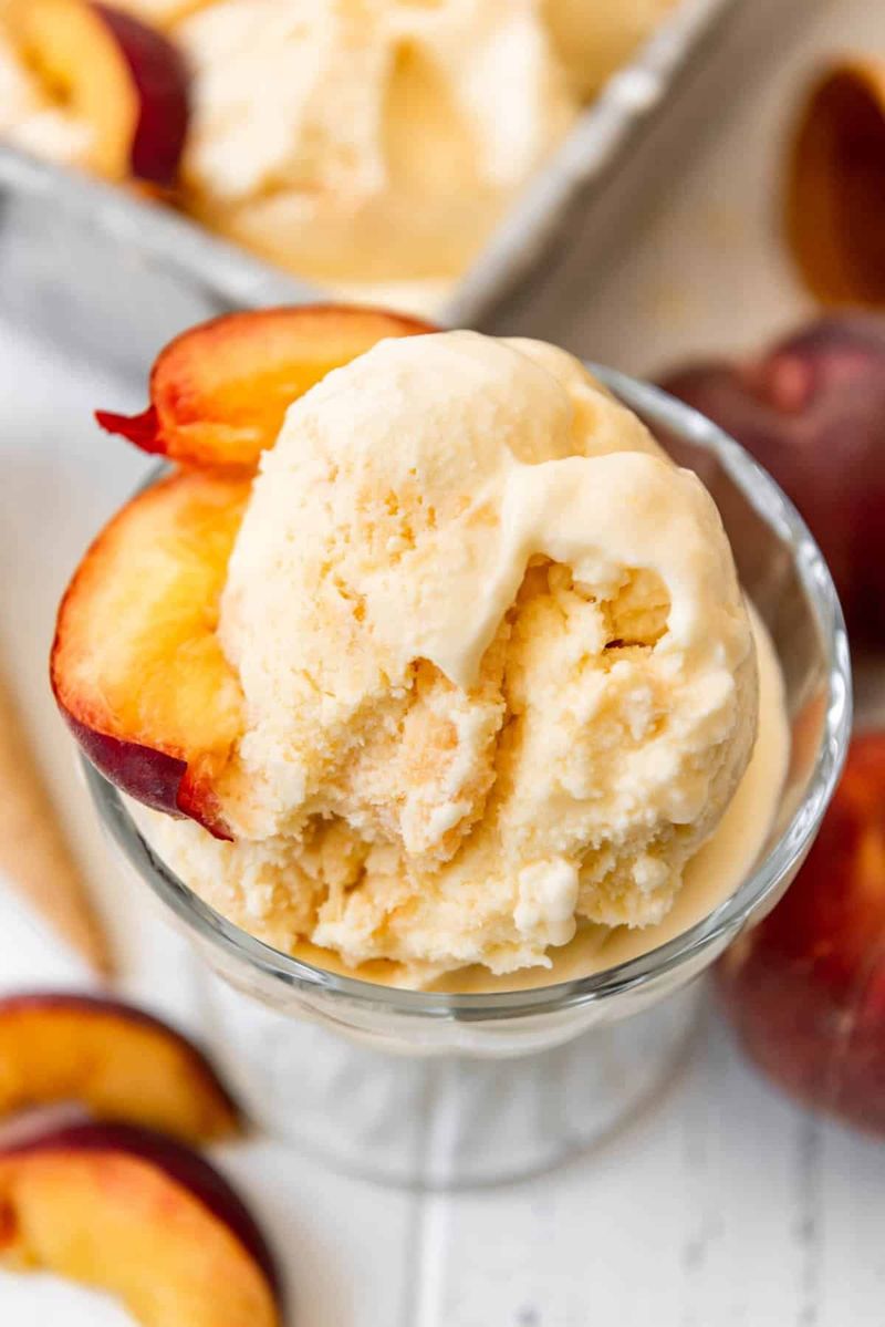 Peach Ice Cream: Summer in a Scoop