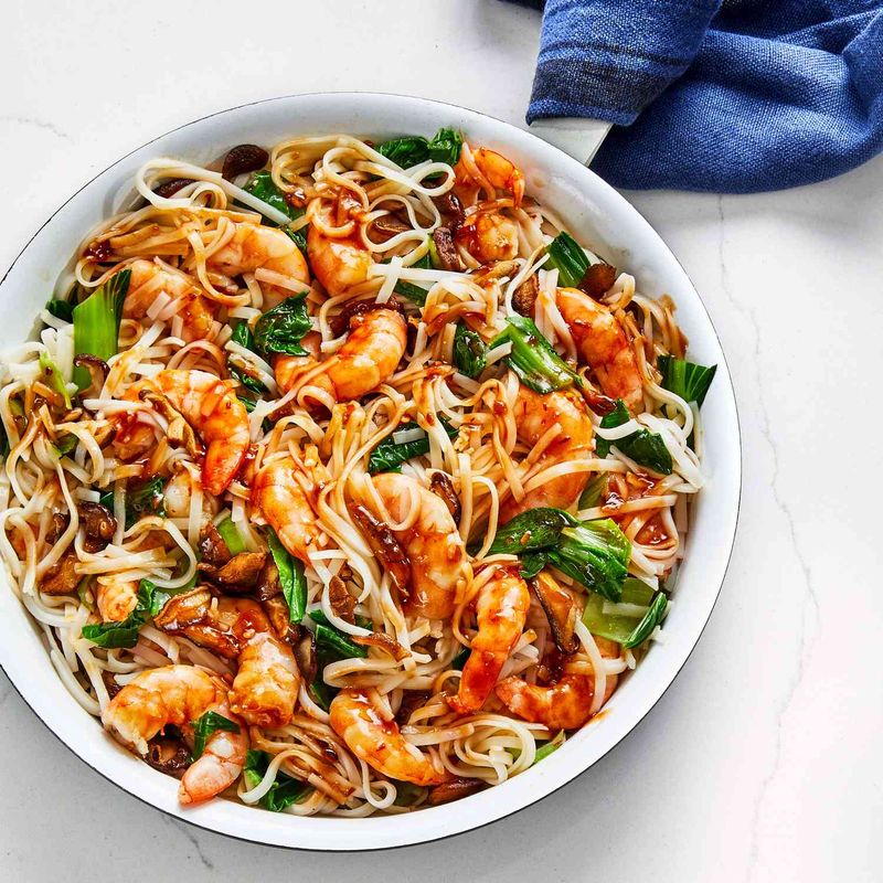 Tuesday: Shrimp Stir-Fry with Protein Noodles