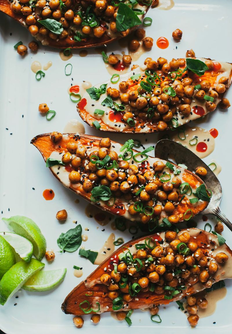 Loaded Sweet Potatoes