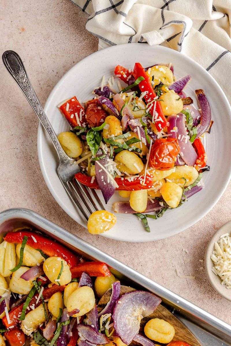 Sheet Pan Gnocchi with Roasted Vegetables