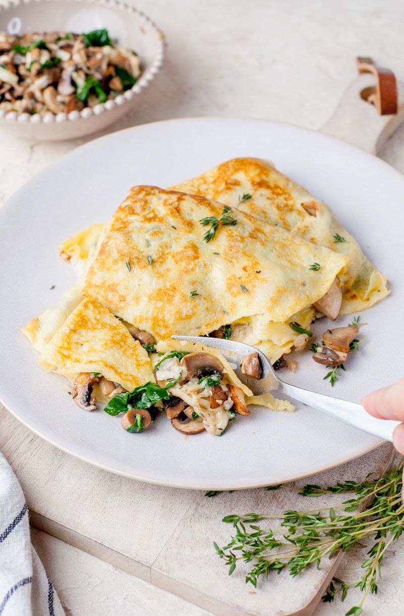 Sautéed Mushrooms and Swiss Cheese