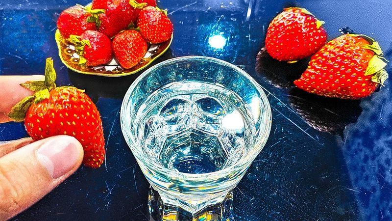 Strawberry Salt Bath Reveals Unwelcome Guests