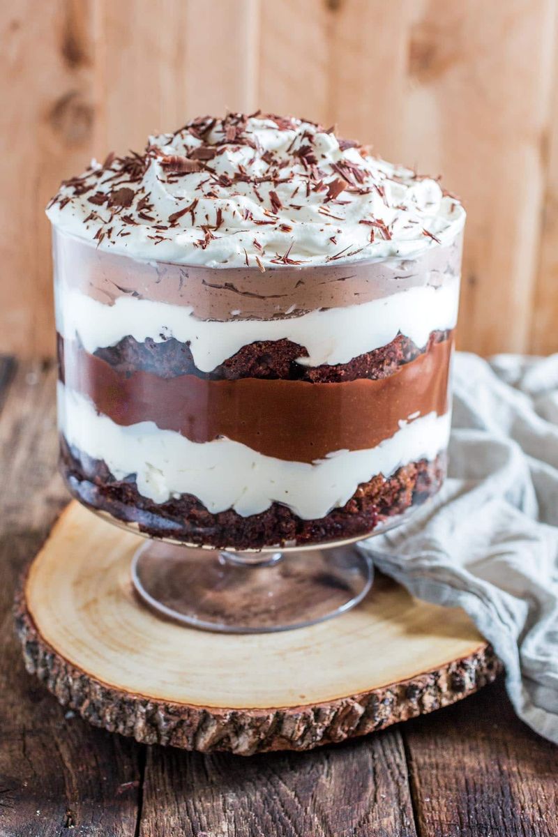 Chocolate Brownie Trifle