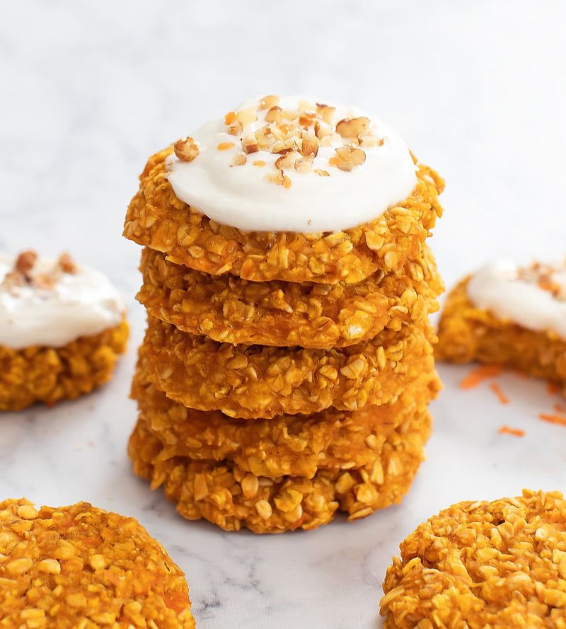 Carrot Cake Oatmeal Cookies