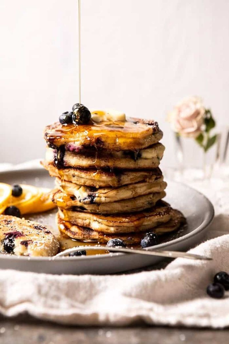 Ricotta Pancakes with Blueberries