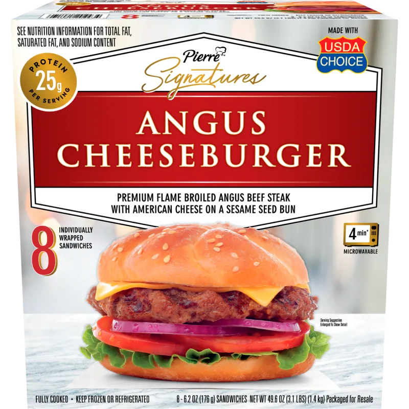 Pierre Signatures Angus Cheeseburger