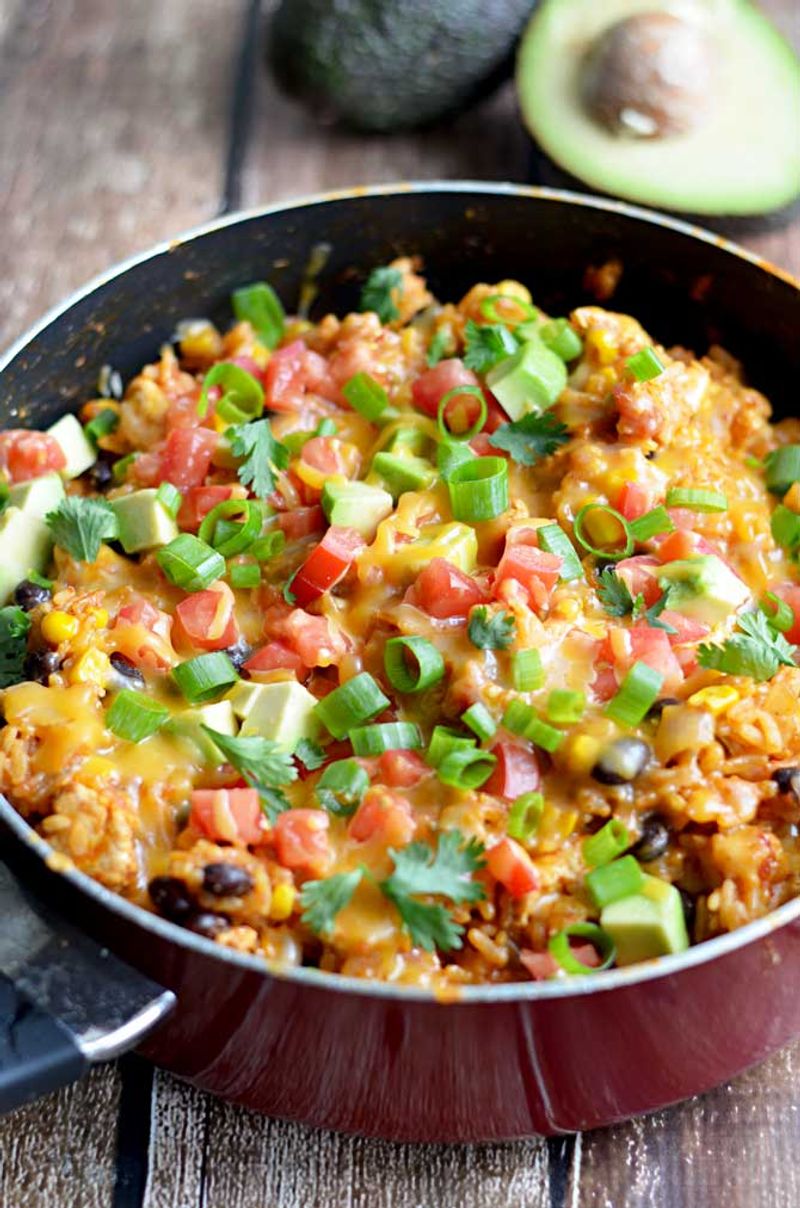 Cheesy Taco Rice