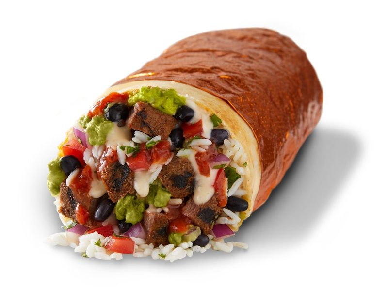 Qdoba's Chicken Burrito