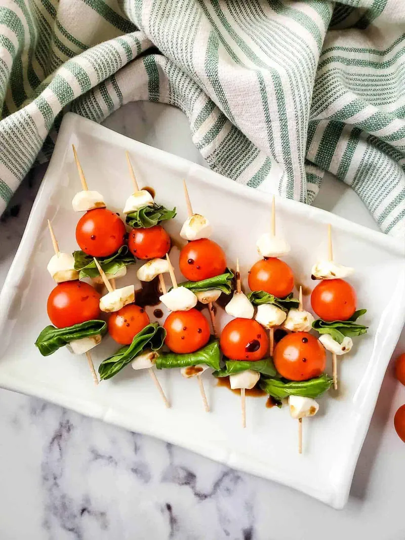 Mini Caprese Skewers