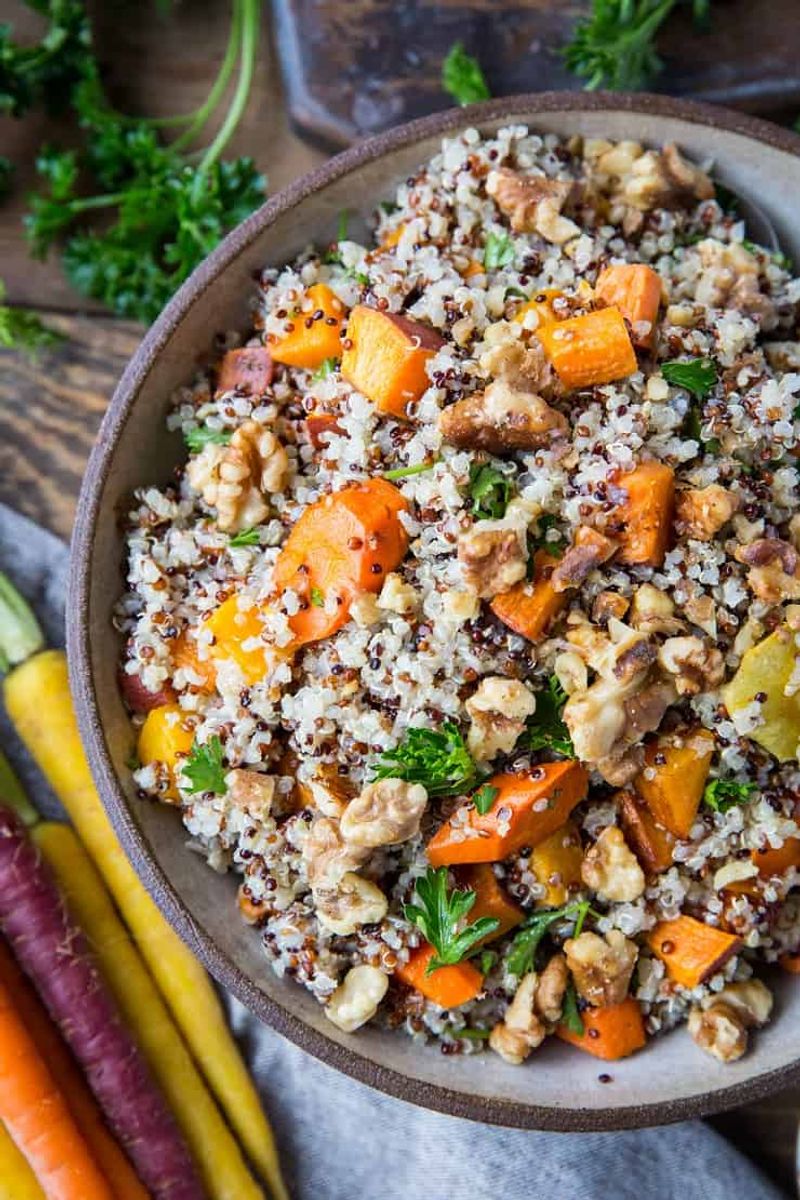 Quinoa Salad with Roasted Root Veggies