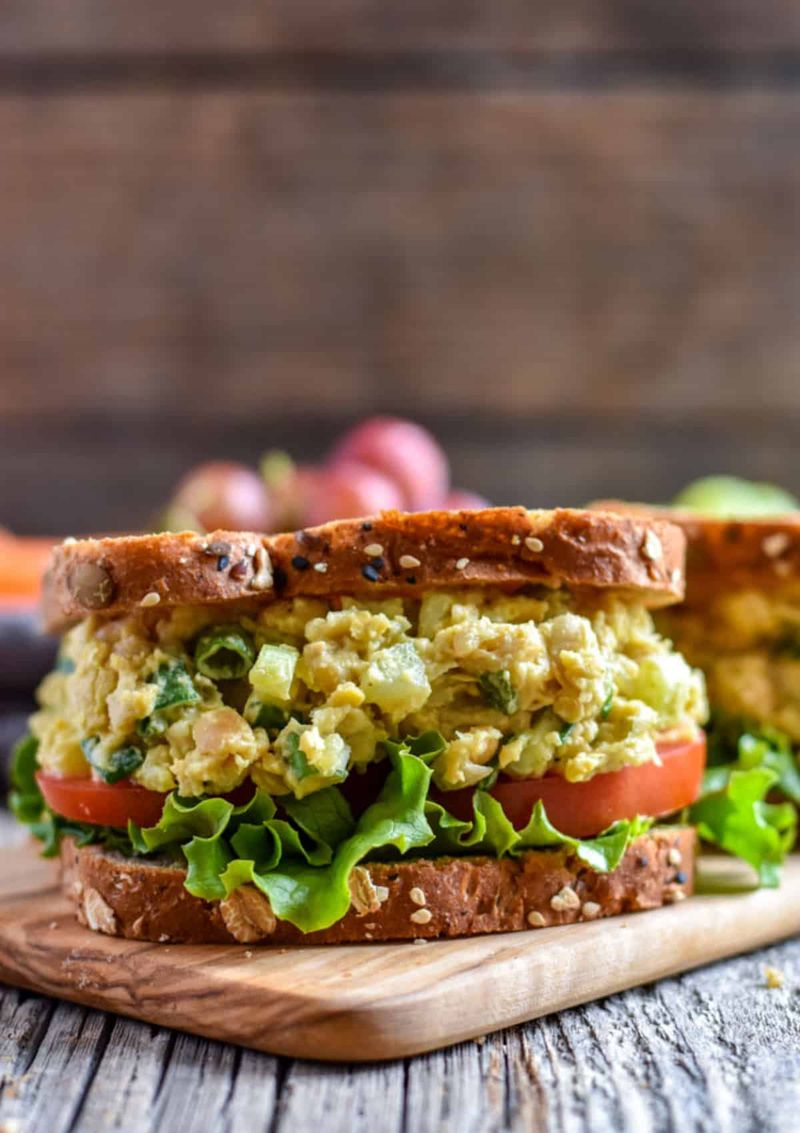 Protein-Packed Chickpea Salad Sandwiches