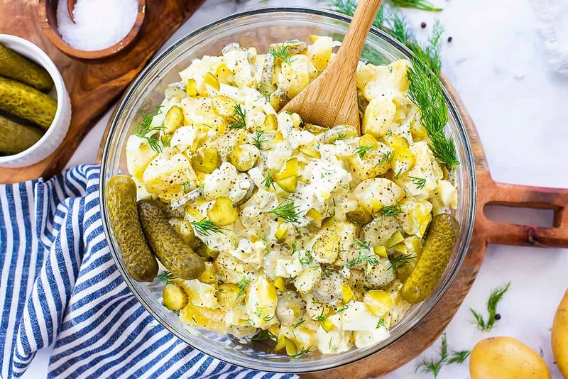 Classic Potato Salad With Pickles