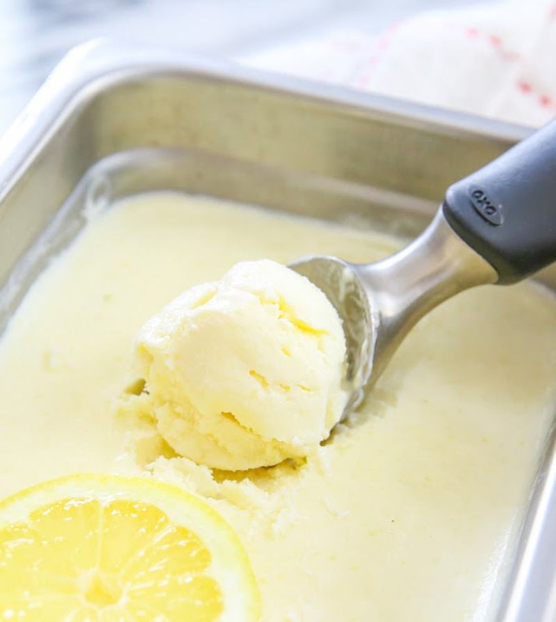 Whole Lemon Zest Ice Cream